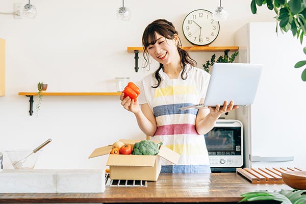 ご家庭用のカット野菜、野菜販売